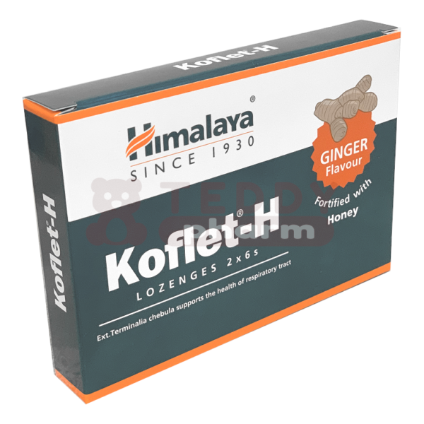 HIMALAYA Koflet-H Lutschtabletten Ingwer 12 Stk