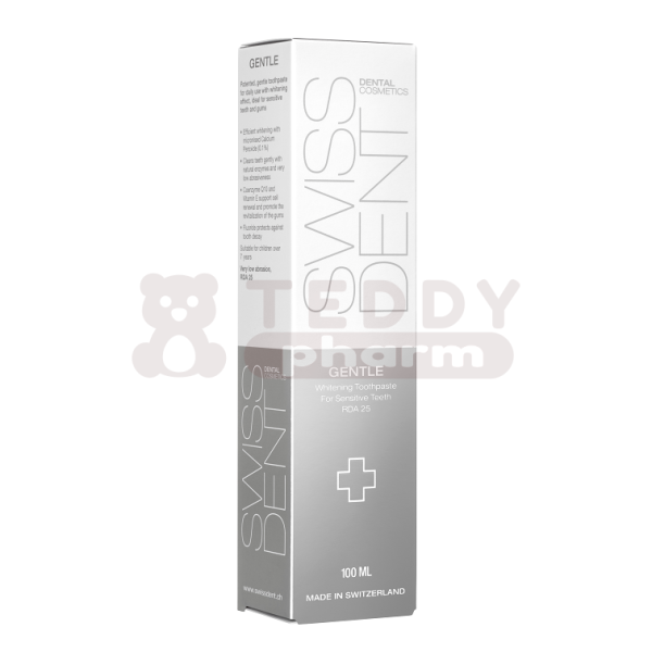 SWISSDENT Gentle Whitening Zahnpasta 100 ml pack