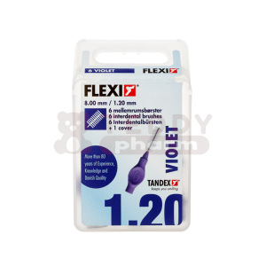 TANDEX Flexi Interdentalbürsten PHD 1.2 ISO 8 Violett 6 St