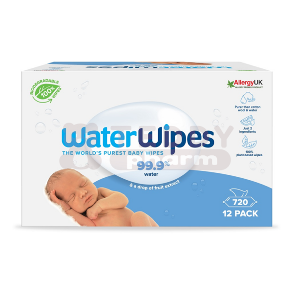 WaterWipes Baby Feuchttücher 12 x 60 St