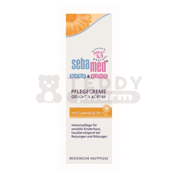 SEBAMED Baby & Kind Pflegecreme Gesicht & Körper mit Calendula 75 ml