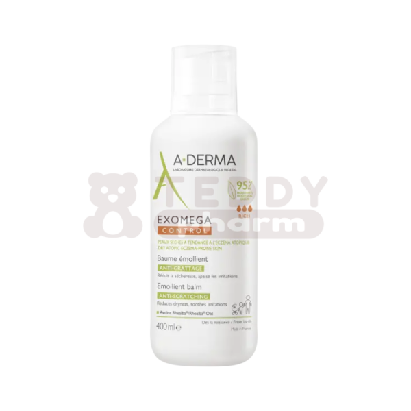 A-DERMA Exomega Control Balsam rückfettend 400 ml