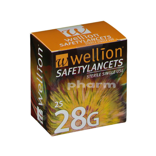 WELLION Sicherheitslanzetten 28G 25 St