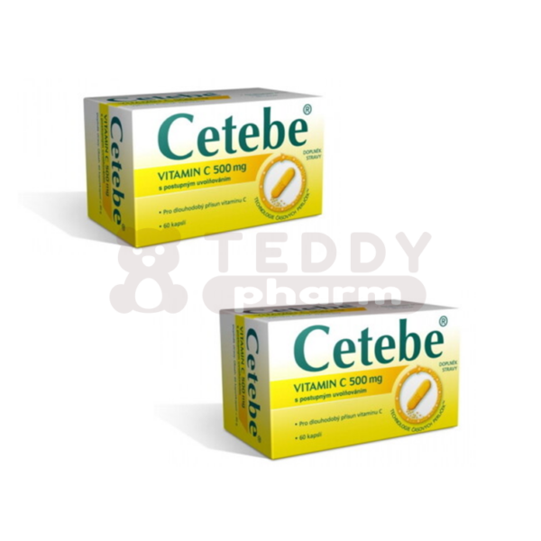 CETEBE Vitamin C 500 mg 120 Kps