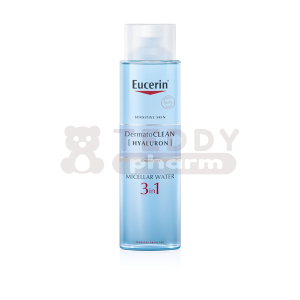 EEUCERIN DermatoClean Hyaluron Mizellen-Reinigungsfluid 3in1 400 ml