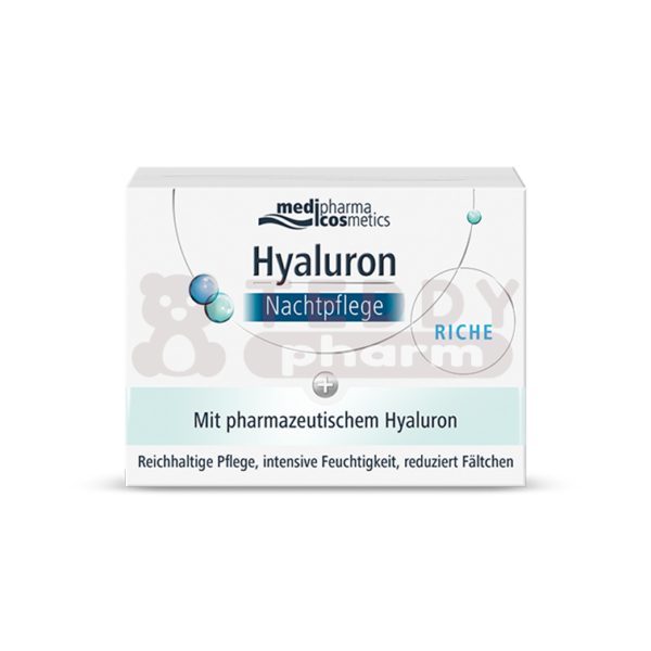 Medipharma Hyaluron Nachtpflege Riche Creme 50 ml pack