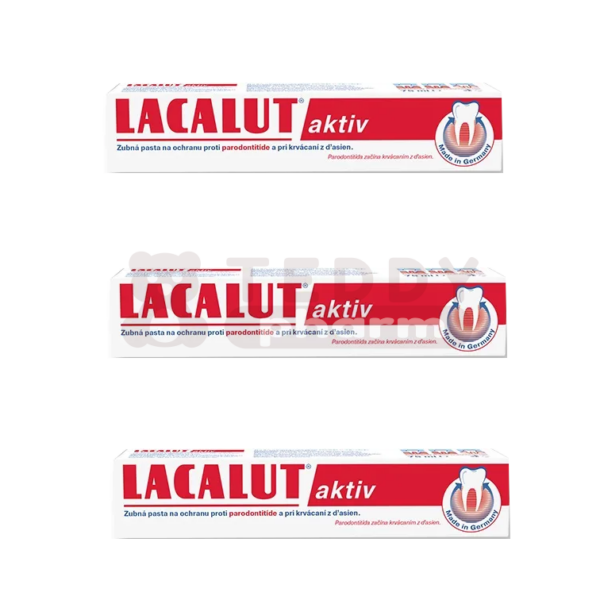 LACALUT Aktiv Zahncreme 3 x 100 ml